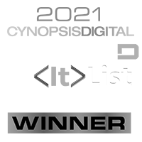 2021 Cynopsis Digital Winner badge