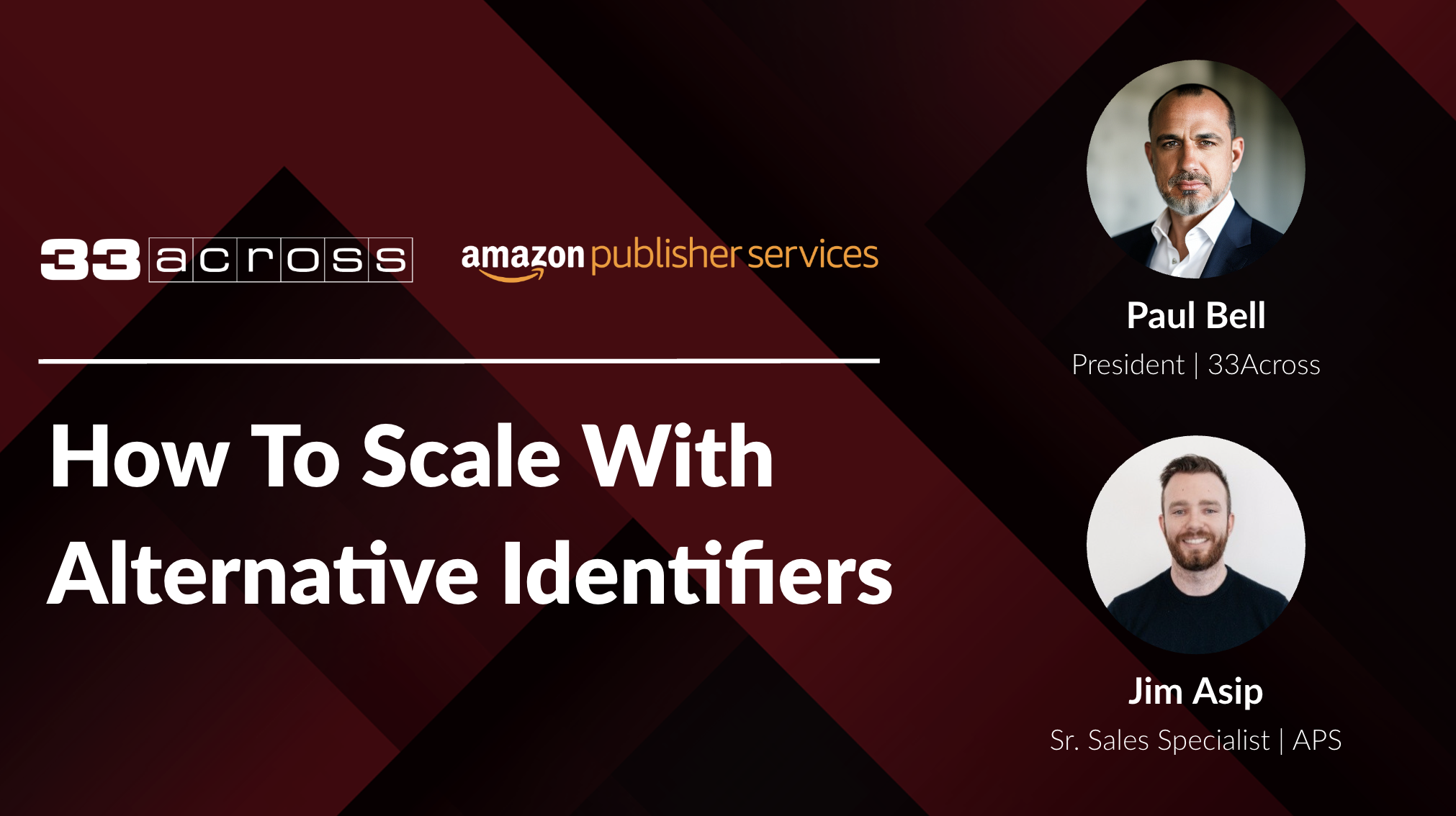 33Across & APS Webinar - How to Scale With Alternative Identifiers